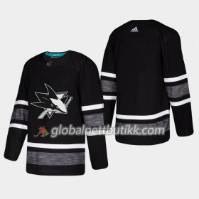 San Jose Sharks Hockeydrakt Blank Svart 2019 NHL All-Star Adidas Authentic - Herre